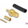 RP-SMA ligzda crimpēšanai RG-174 / RG-316 DeLOCK 90044