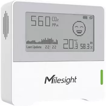 Milesight AM103 iekštelpu vides sensors LoRaWAN 868MHz — temperatūras un mitruma mērīšanai