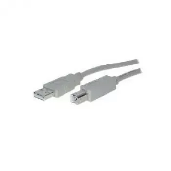 USB kabelis S/CONN 5m USB 2.0 A - USB 2.0 B Pelēks