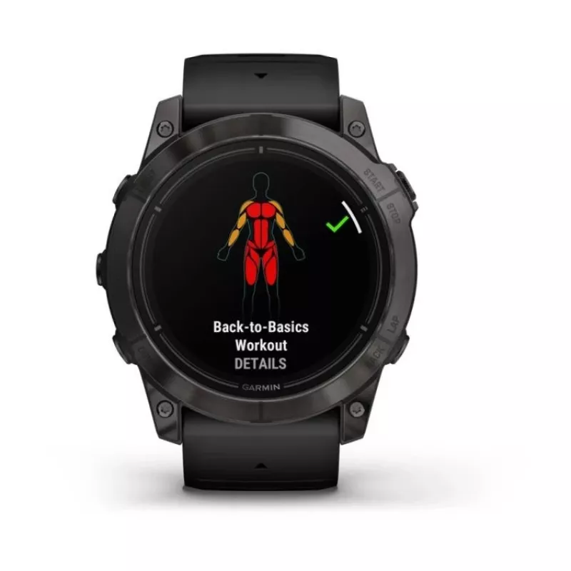 Garmin EPIX PRO g2 51mm Safīra Carbon Gray DLC Titāna Melns