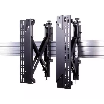 B-TECH Montāžas sliedes -50kg VESA 400/BT8390/2 gab./regulējamas (BT8390-VESA400MAP/B V2)
