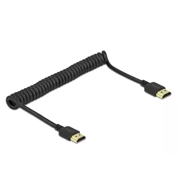 HDMI kabelis DeLOCK 84967 1.5m Type A savienotājs ar savienotāju Melns
