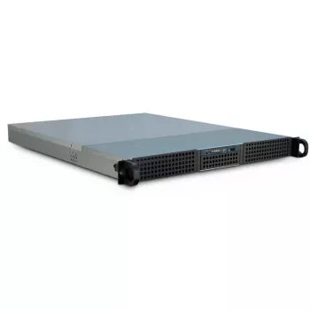 Inter-Tech IPC 1U-10255 Rack Melns