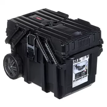 Instrumentu kaste KETER CANTILEVER Job Box (17203037/238270) uz riteņiem Melna