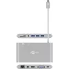 Goobay USB-C™ Multiport-Adapter - All in 1 - Alumīnijs - Sudrabs (62113)