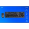 Savio KB-03 tastatūras un peles komplekts USB QWERTY US English Melns