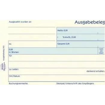 Avery 303 Zils - Balts - Dzeltens Administratīvā grāmata (303)