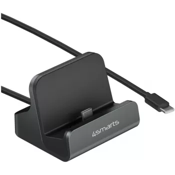 4smarts Charging Dock VoltDock USB-C 60W Pelēks (541426)