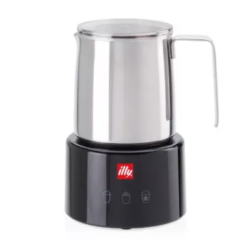 Piena putotājs/sildītājs Illy 23760 Melns Nerūsējošais tērauds 250 ml