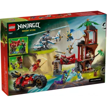 LEGO NINJAGO 71857 Ninja Transportlīdzeklis Koku mājas kauja
