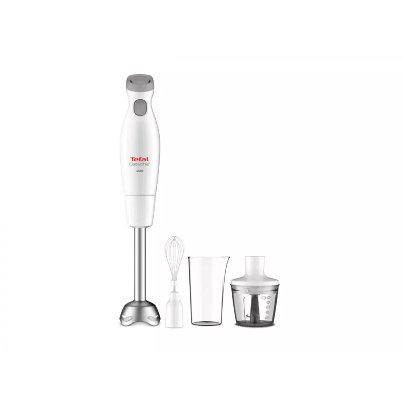 Tefal HB4531 0,5 L Galda blenderis 450 W Pelēks, Nerūsējošais tērauds, Balts