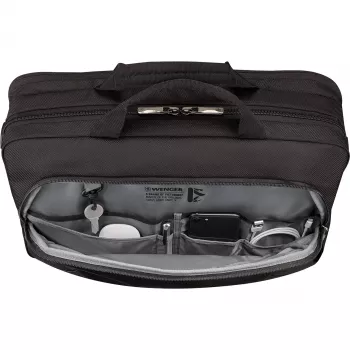 Portfelis Wenger XE 16 melns portatīvajiem datoriem līdz 40,6 cm (16 collas)