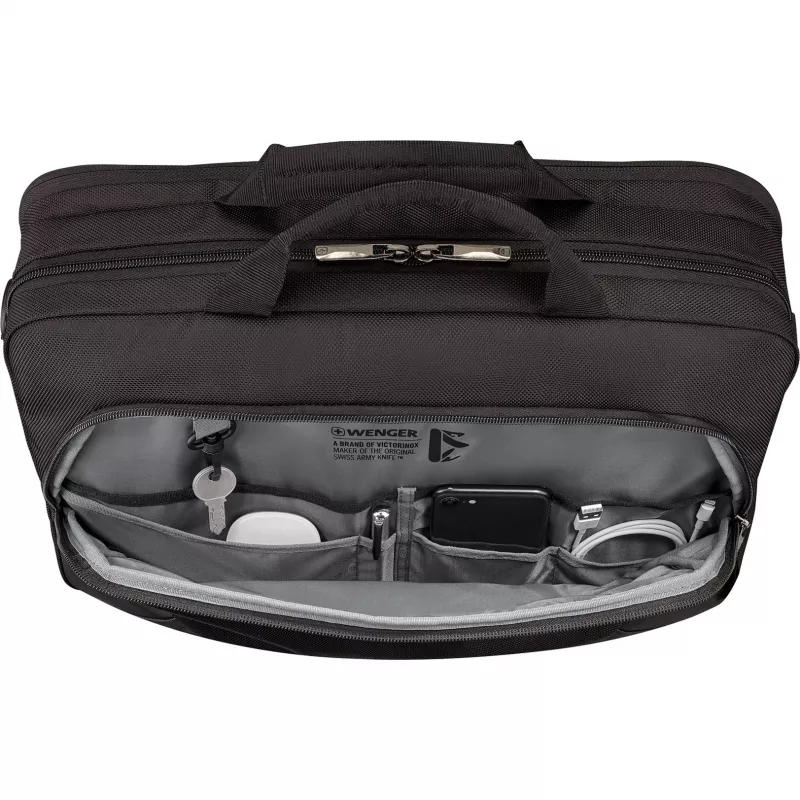 Portfelis Wenger XE 16 melns portatīvajiem datoriem līdz 40,6 cm (16 collas)