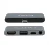 DeLOCK Mini Docking Station 4K 60 Hz saderīga ar iPad Pro un USB-C ierīcēm