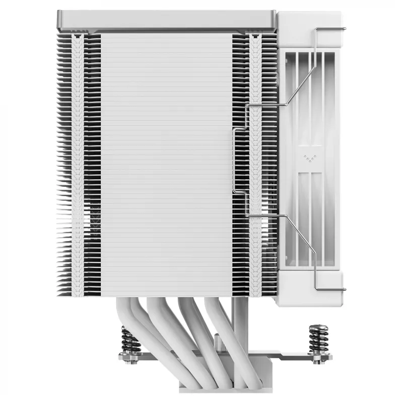 Procesora gaisa dzesētājs DeepCool AK500 G2 WH, 120 mm ventilators, max gaisa spiediens 3.33 mmH2O, 117×129×159 mm, balts
