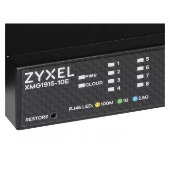 Zyxel XMG1915-10E pārvaldāms L2 2.5G Ethernet slēdzis (10 porti, 100/1000/2500 Mbps)