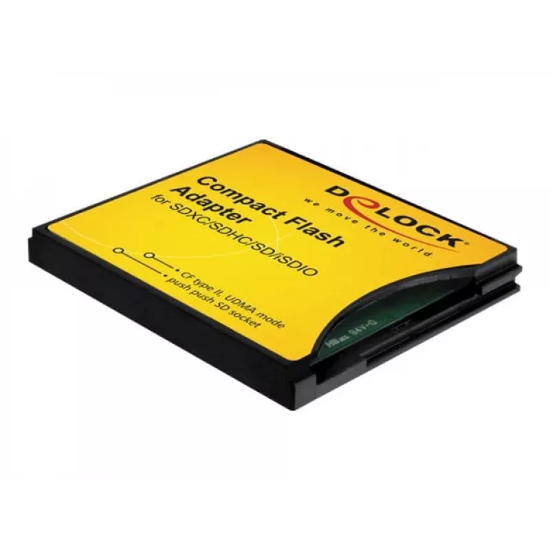 DeLOCK 61796 Compact Flash adapteris SD/MMC kartēm