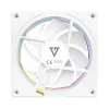 Korpusa ventilators MODECOM VOLCANO LOOP 120 ARGB White — 120 mm, ARGB apgaismojums, PWM atbalsts, 400–1400 RPM