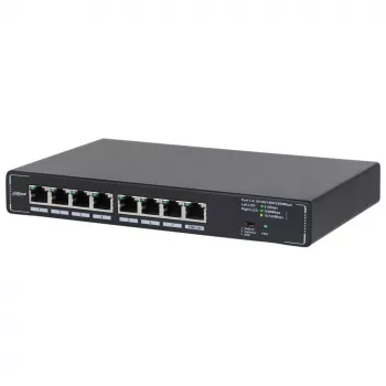 Dahua Technology SMG1008 tīkla slēdzis Nepārvaldāms 2.5G Ethernet (100/1000/2500) Melns