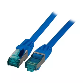 EFB-Elektronik RJ45 savienotājkabelis Cat.6A S/FTP LSZH Zils 0,5m (MK6001.0,5BL)
