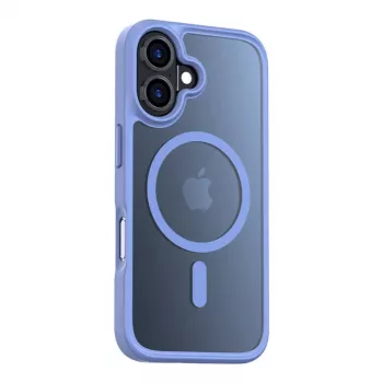 Torras Guardian Magnetic Series maciņš iPhone 16, zils, magnētisks, plāns profils