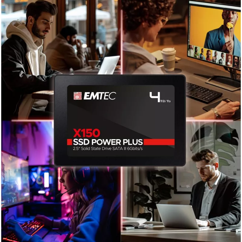 SSD Emtec X150 Power Plus 480 GB 2,5 collu SATA III