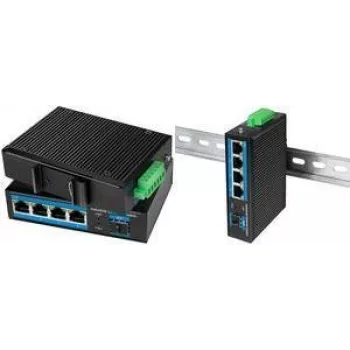 Ethernet slēdzis LOGILINK NS204 4 porti Gigabit 1000Mbit/s ar 1x SFP