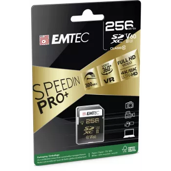 Atmiņas karte Emtec 256GB SDXC UHS-II ECMSD256GUHS2V60