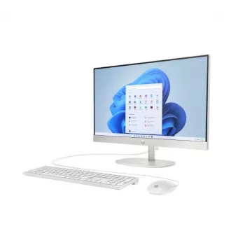 HP All-in-One 24-cr0242ng 23,8 collu FHD skārienekrāns, Core i3-N300, 8GB RAM, 256GB SSD, DOS, balts