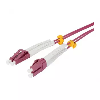 Synergy 21 LWL-2-Faser-Patchk. 2mtr.LC-LC 50/125um OM4 AD 2mm flexible Knickschutztülle - Multimode-Faser - 2 m