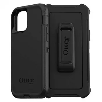 OtterBox Defender Maciņš iPhone 12 un iPhone 12 Pro Melns