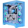 Thermaltake CA-1Y3-00MFWN-01 Blue - Midi Tornis Dators