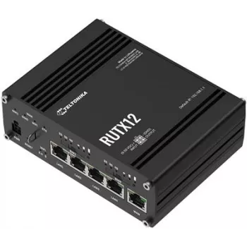 Teltonika RUTX12 Divkāršais LTE Cat 6 Industriālais Maršrutētājs