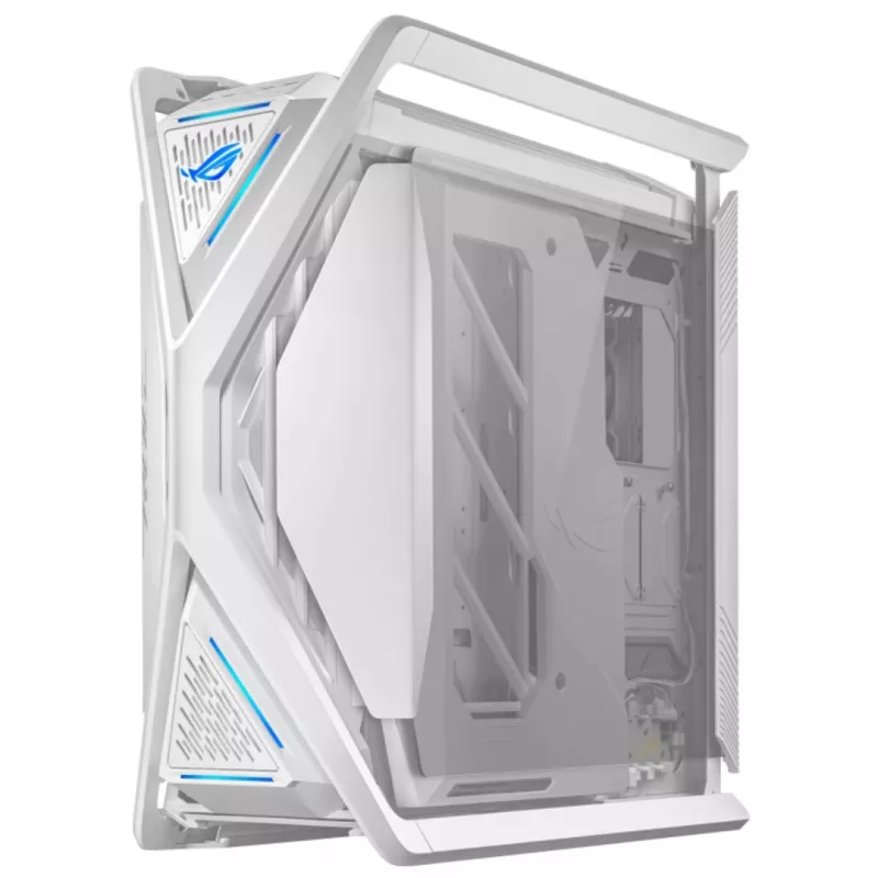 ASUS ROG GR701 Hyperion White, PC, Balts, ATX, EATX, micro ATX, Mini-ITX, Alumīnijs, Daudzfunkciju, Priekšpuse