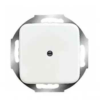Centrālā plāksne vadu izvadam, iemontējama, Busch-Jaeger Reflex SI, alpin white, modelis 2527-214