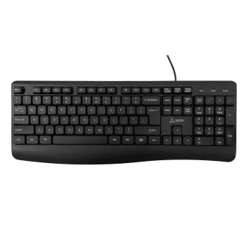 Vadu USB tastatūra SBOX K-103 US Melna — US izkārtojums, USB savienojums