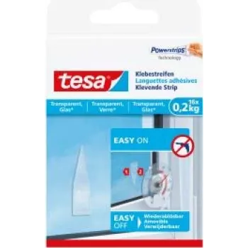 Tesa 77732-00000 caurspīdīgs stiprinājuma paliktnis stiklam