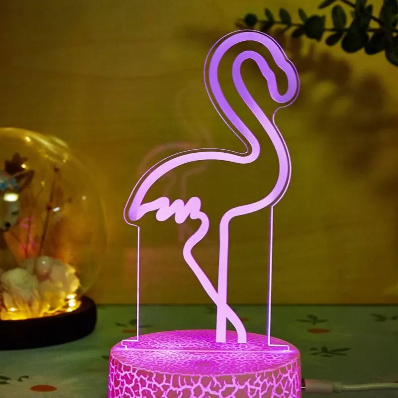 Dekoratīvā LED lampa MANTA SNL119RGB RGB 3D dzīvnieka formas gaisma interjeram