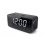 Modinātājs ar radio Muse M-192 CR — digitālais pulkstenis, FM uztvērējs, 1,8 collu LED displejs, melns koks, AC 100–240V, AAA rezerves