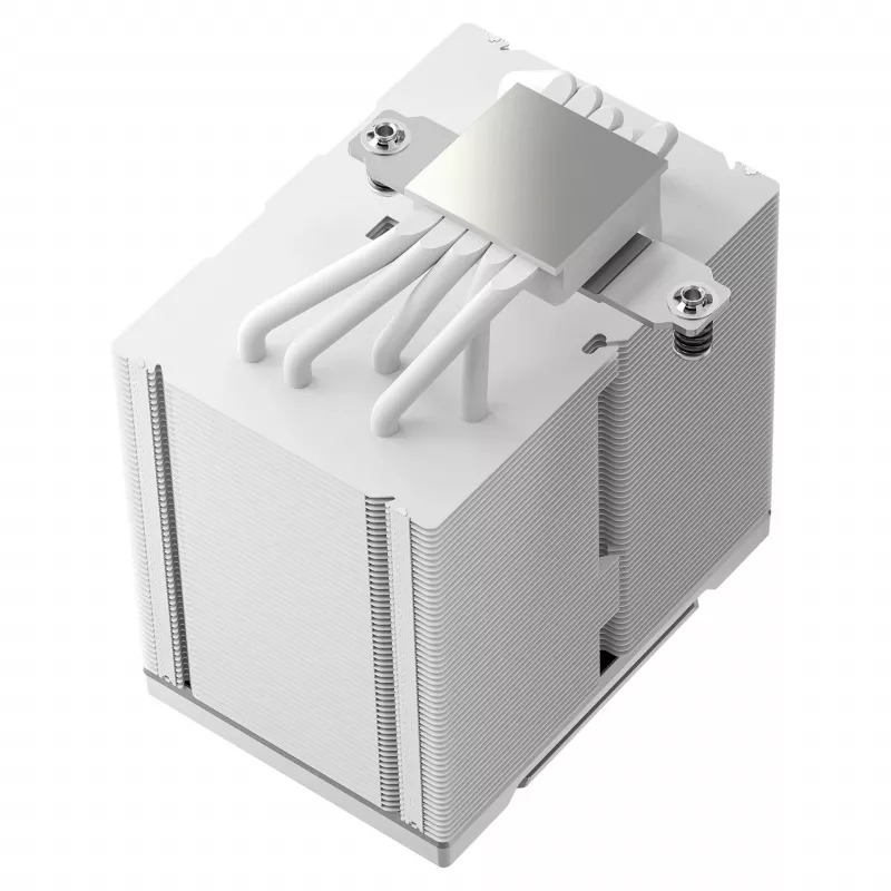 Procesora gaisa dzesētājs DeepCool AK500 G2 WH, 120 mm ventilators, max gaisa spiediens 3.33 mmH2O, 117×129×159 mm, balts