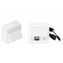 Vivolink WI221260 sienas kontaktligzda ar HDMI, USB A un 3,5 mm audio, balta