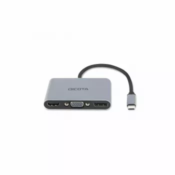 DICOTA D32064 mobilā ierīču dokstacija Planšete/Smartfons/Portatīvais dators Sudraba