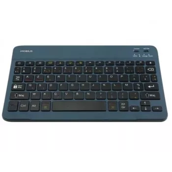 Universāla franču Bluetooth tastatūra - Zila FR