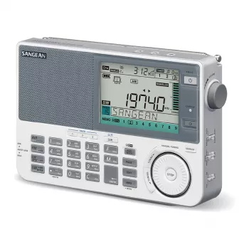 Pārnēsājamais radio Sangean ATS-909 X2 balts — AM FM SW digitālā skaņošana
