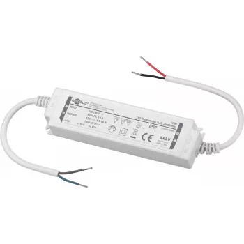 Goobay LED transformators 12 V līdzstrāva 60 W IP67 - pastāvīga sprieguma pārveidotājs CV (74768)