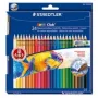 Krāsainie zīmuļi Staedtler Noris Club aquarell 144 10, 24 gab.