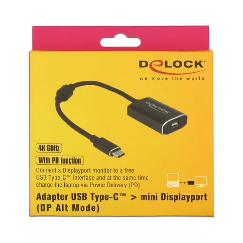 USB-C uz DisplayPort adapteris DeLOCK 62990