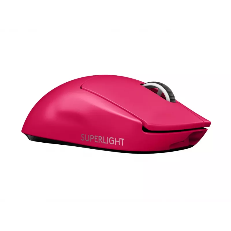 Logitech PRO X SUPERLIGHT bezvadu pele MAGENTA (910-005957)