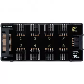 Ventilatoru kontrolieris Noctua NA-FH1 4-pin Melns 24W 5-12V