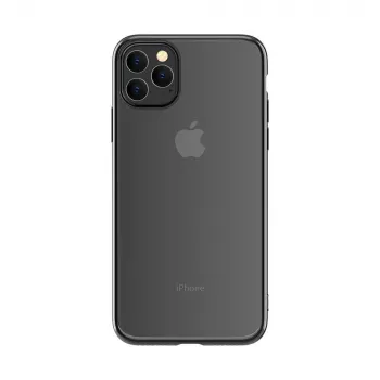 Mīksts aizsargmaciņš Devia iPhone 12 mini — melns, triecienizturīgs ar spīdumu